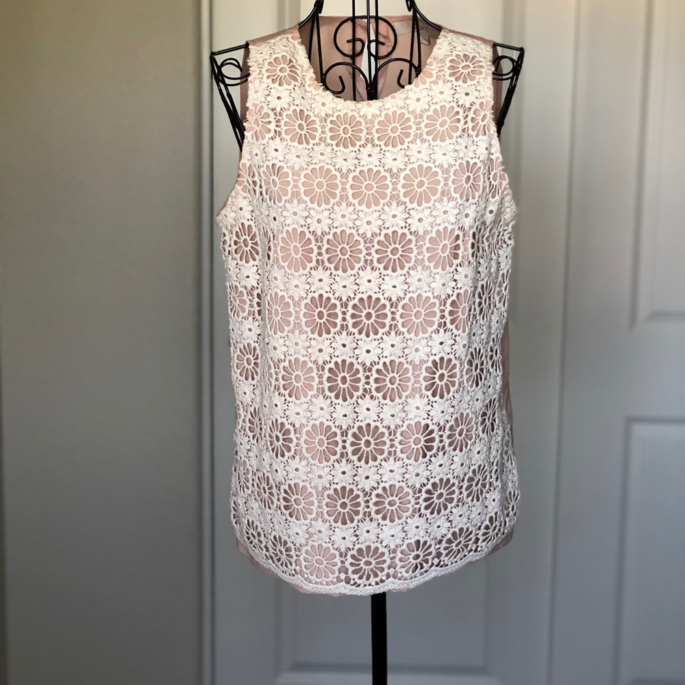 Loft Mixed Media Top